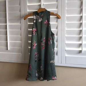 Show Me Your Mumu sage green silk low back dress